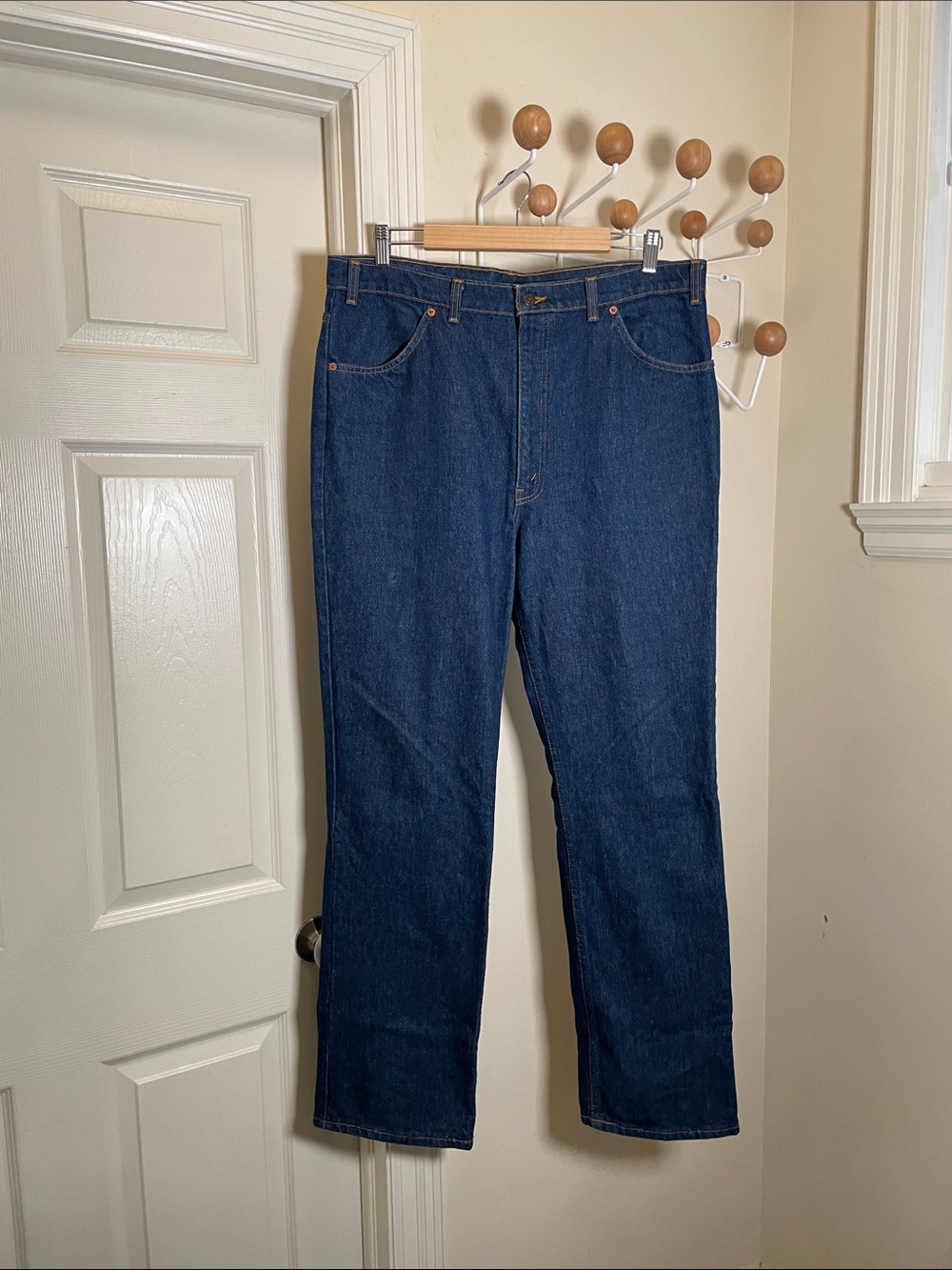 Levi's - Vintage Orange Tab Wide Legged Denim Jeans - Navy - 38x32